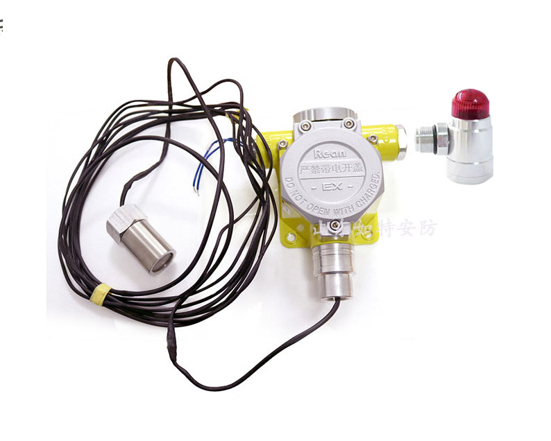耐高温型可燃气体探测器 选配一体式声光报警器(图1)